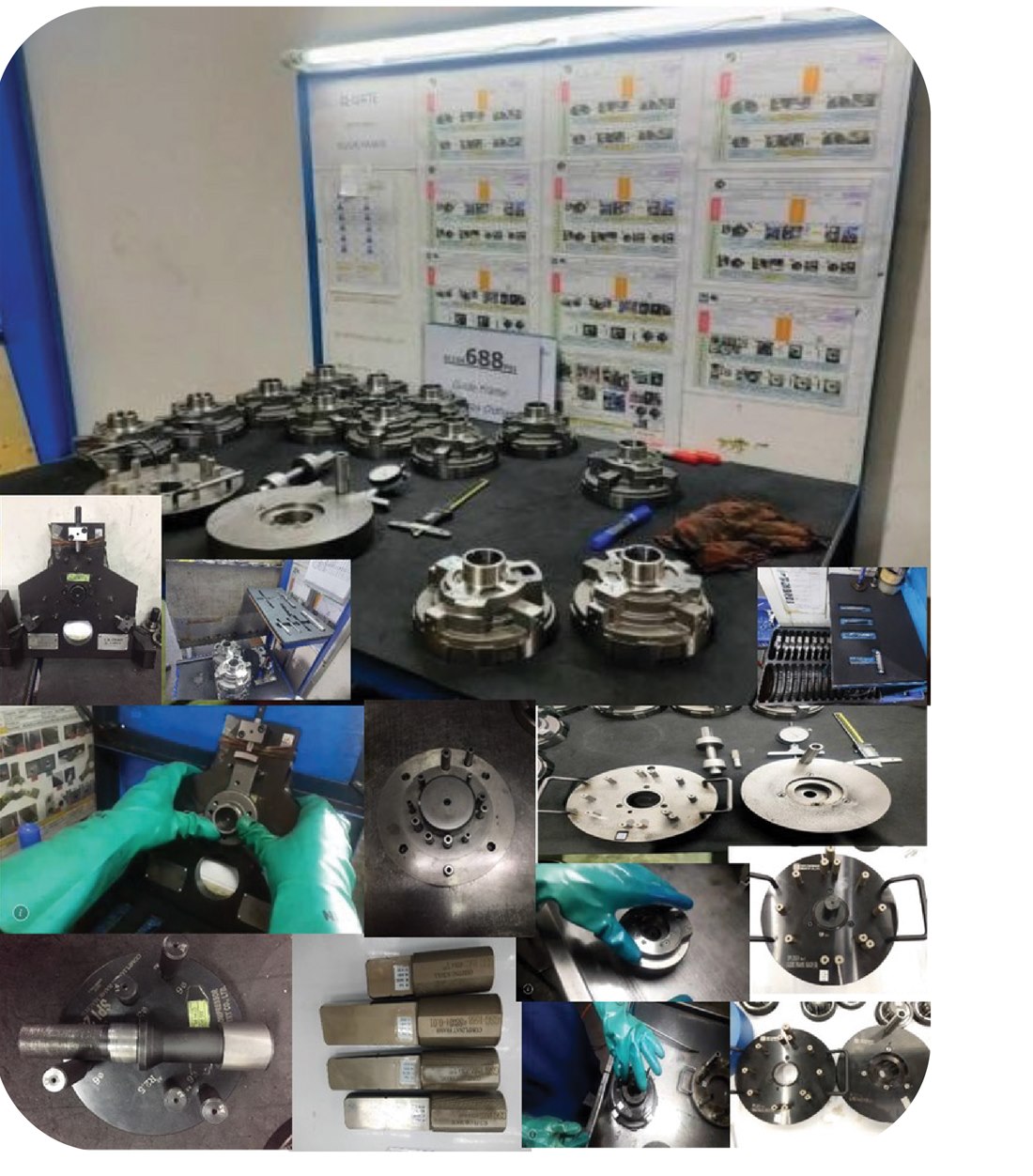 Precision parts produced by UAA